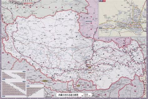 西藏公路交通地图全图