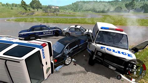 警车车祸模拟游戏