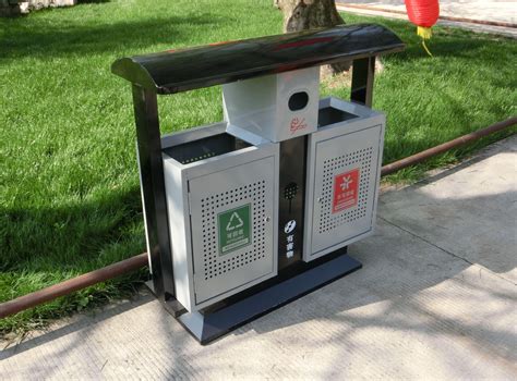 贵阳公园用不锈钢垃圾桶制造