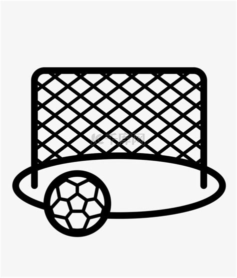 足球门logo