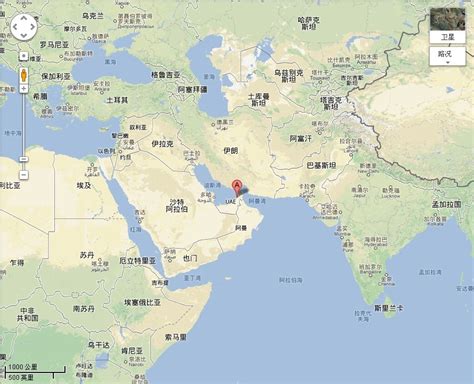 迪拜在地图上的哪个位置