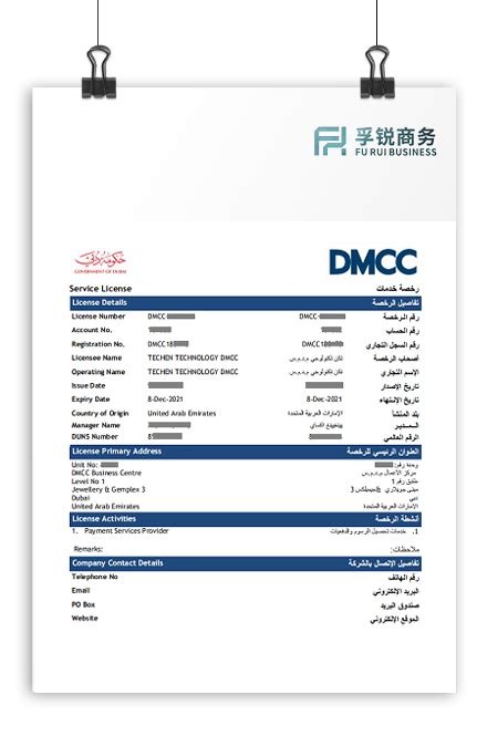 迪拜dmcc的注册说明