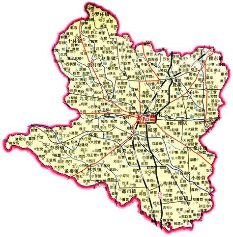 邓州乡镇地图全图