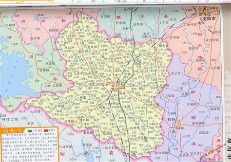 邓州城区详细地图