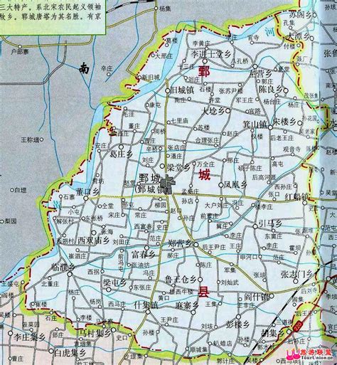 鄄城县地图图片