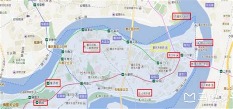重庆渝中区景点地图