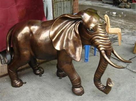 铁岭铸铜喷水大象雕塑
