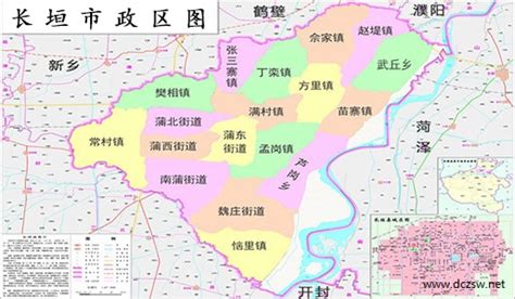 长垣市区地图
