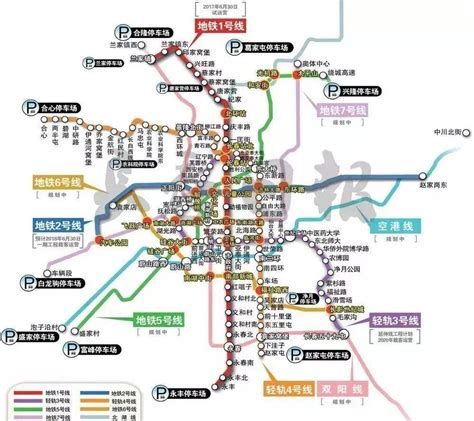 长春地铁规划总图