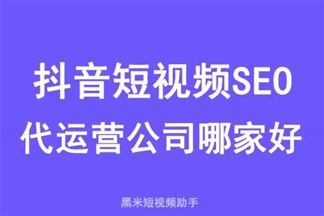 阳江短视频seo推荐公司
