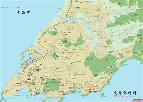 青岛地图全图高清