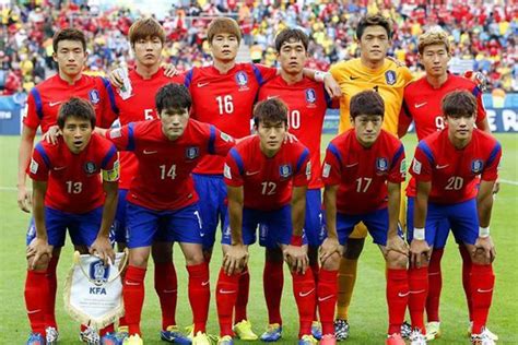 韩国足球队号码
