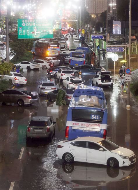 韩国首尔大暴雨延时