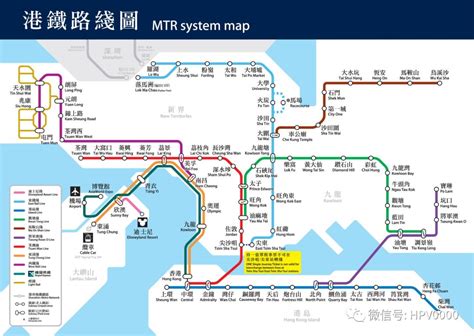 香港东铁线线路图