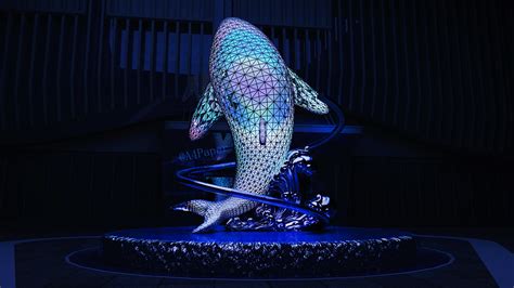 鲸鱼设计雕塑