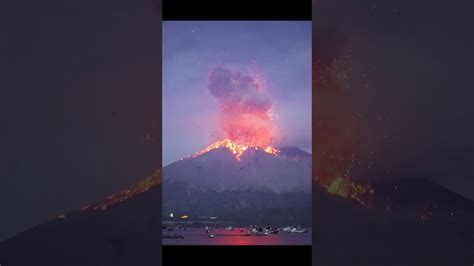 鹿儿岛火山喷发视频