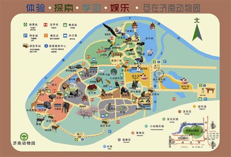 黄山动物园地图