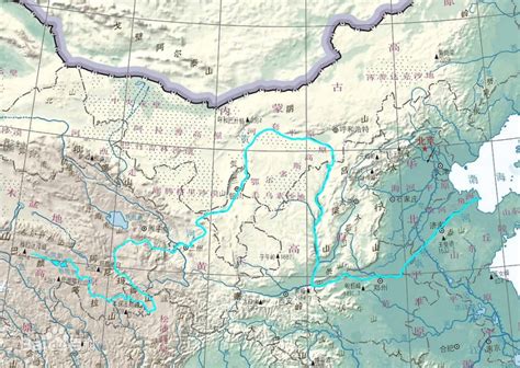黄河流经地图路线讲解