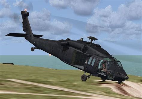 黑鹰直升机游戏空战