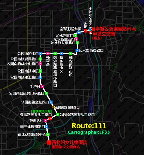 137公交车行驶线路图