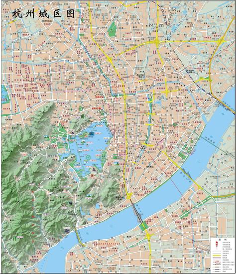 2022年杭州地图全图