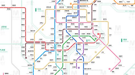 2023重庆地铁线路图
