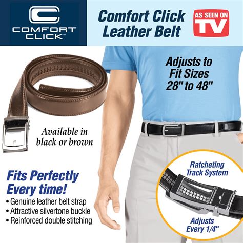 comfort click leather belt