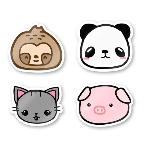 cute animal stickers