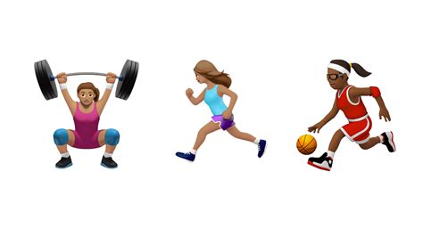 fitness emojis