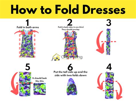 how to fold a dress faster