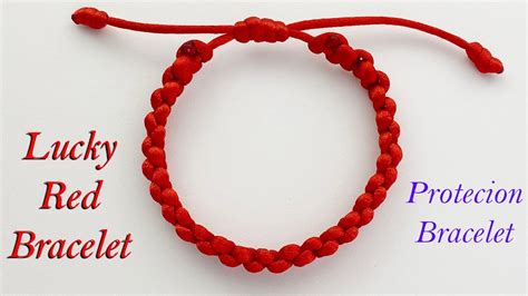 how to make a red bracelet