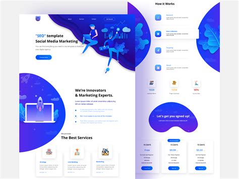 landing page for seo