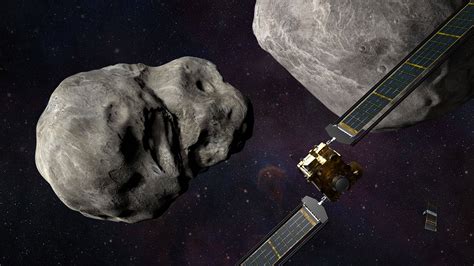 nasa公布航天器撞击小行星新照片
