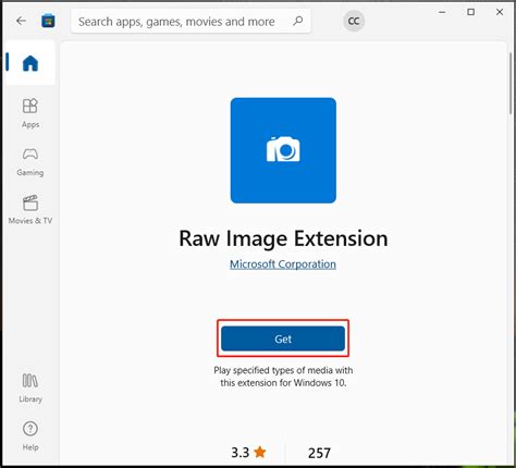 raw image extension如何下载