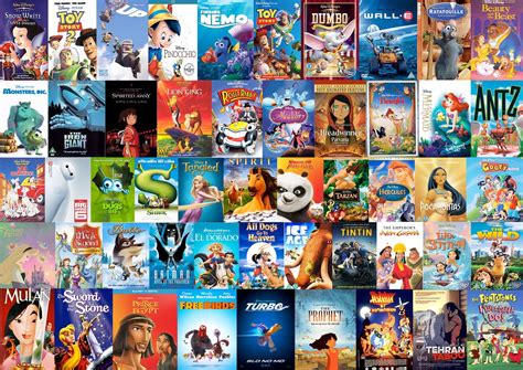 watch a lot of animated films