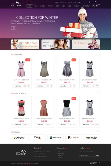 web设计购物网站首页