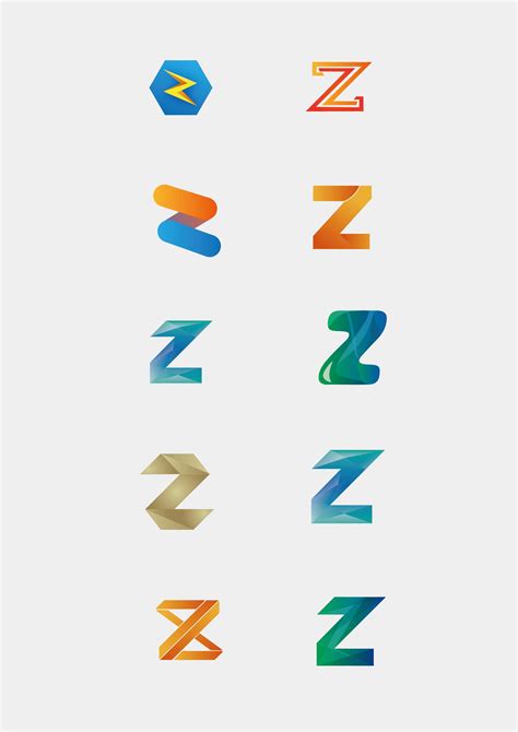 z字母的书店logo设计